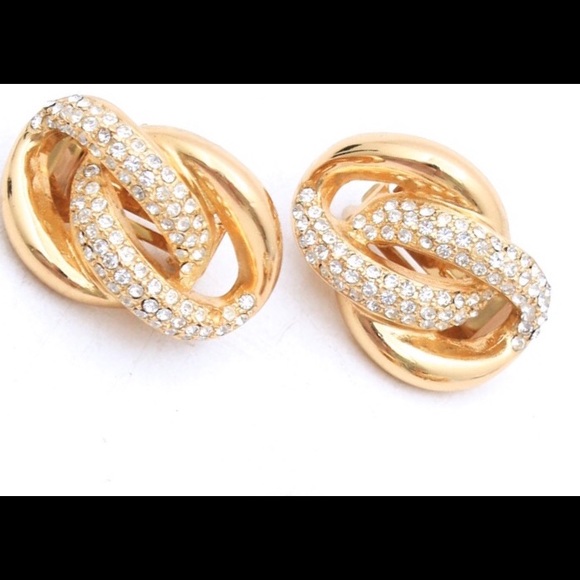 christian dior diamond earrings